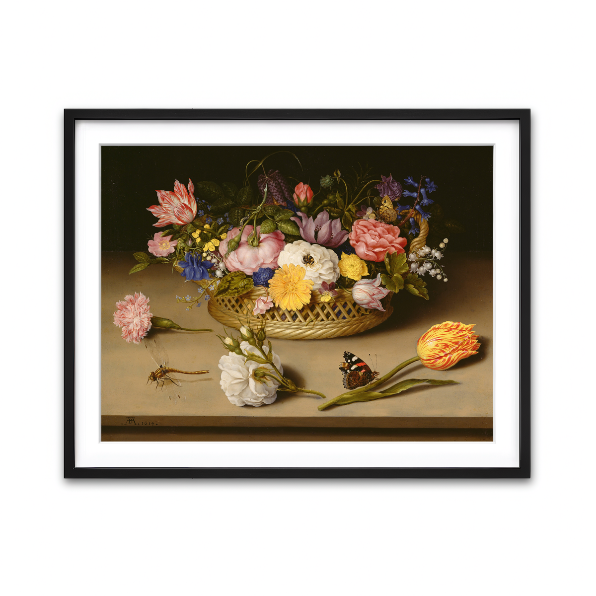 Framed Print 4x3 Black