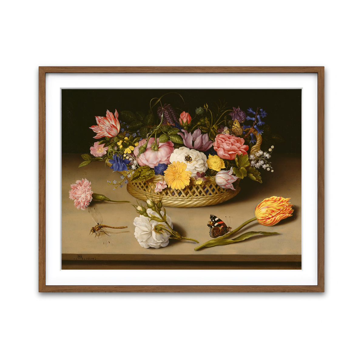 Framed Print 4x3 Walnut