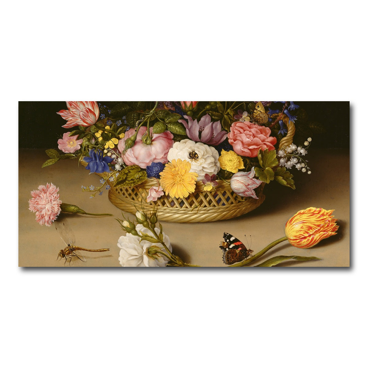 AUTO-MOCKUP WHITE | Bosschaert The Elder | 1 Piece | Gallery Wrap Canvas | group=2x1