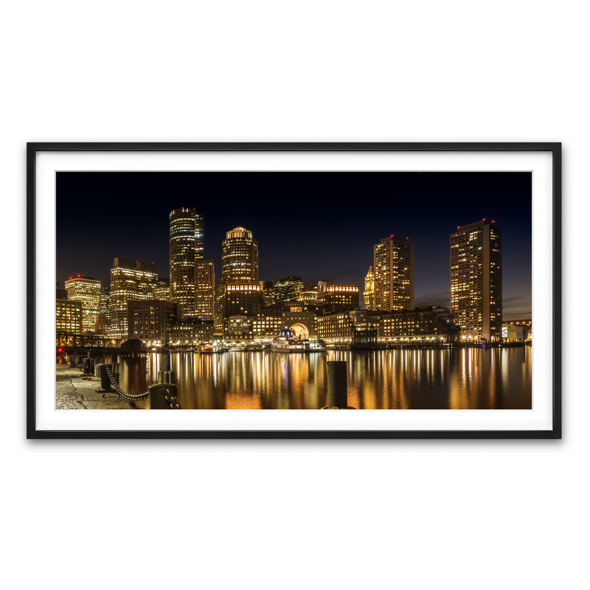 Framed Print 2x1 Black