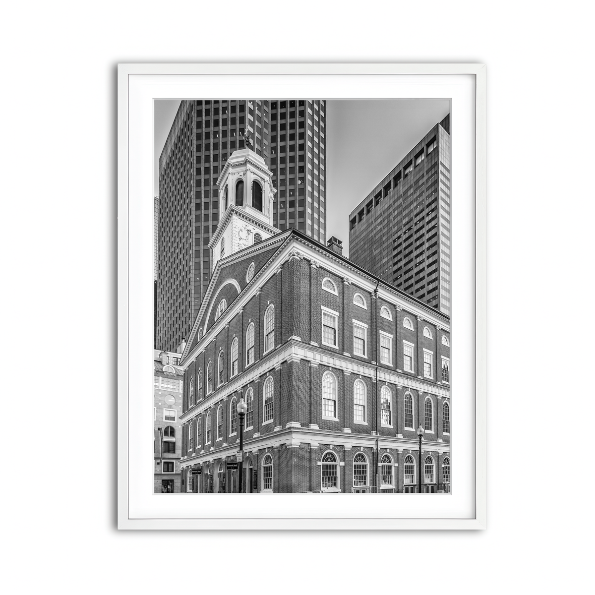 Framed Print 3x4 White