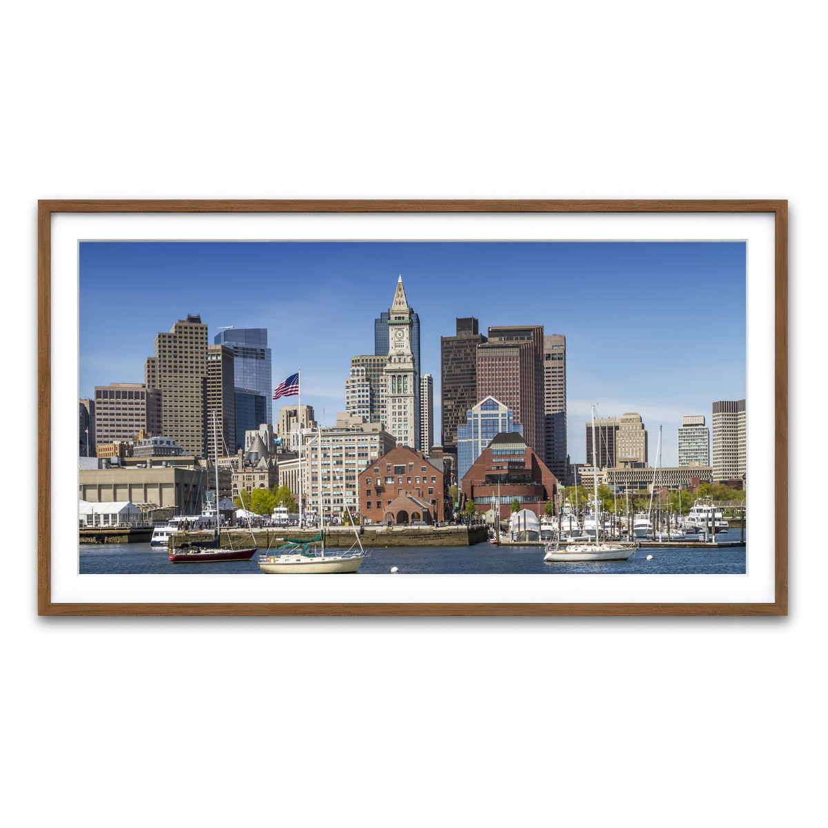 Framed Print 2x1 Walnut