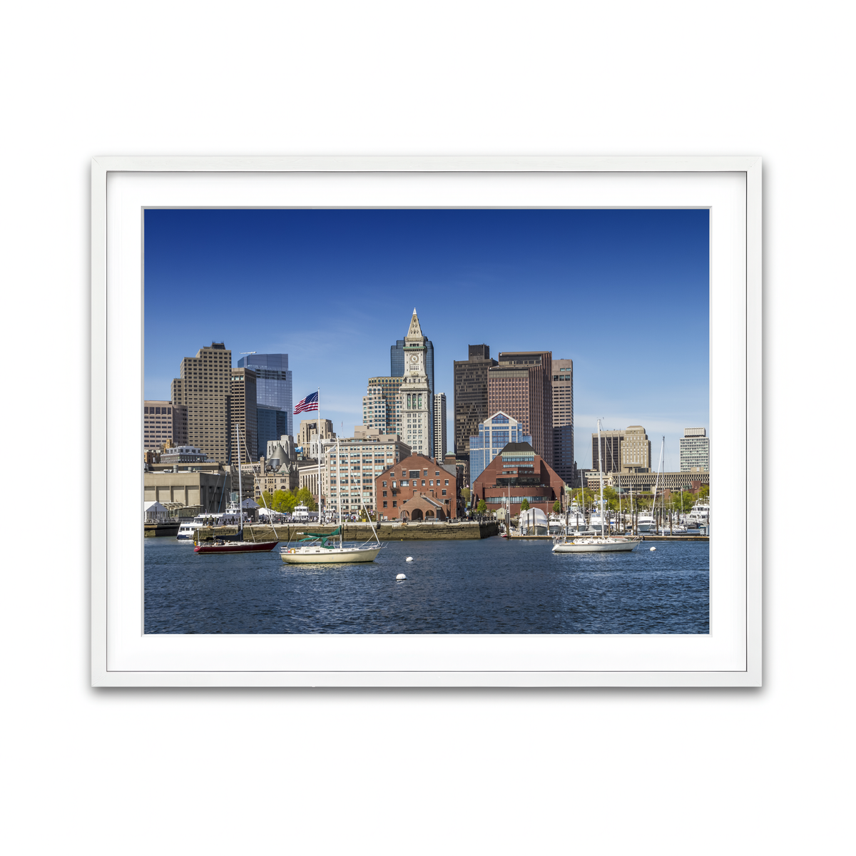 Framed Print 4x3 White