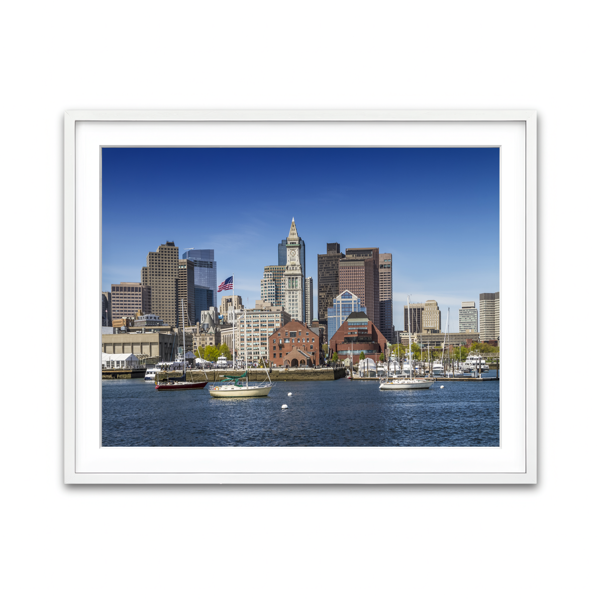 Framed Print 4x3 White