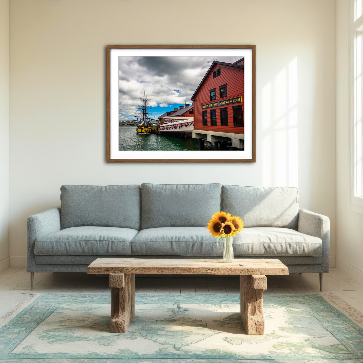 AUTO-MOCKUP ROOM | Boston Tea Party Museum Wall Art