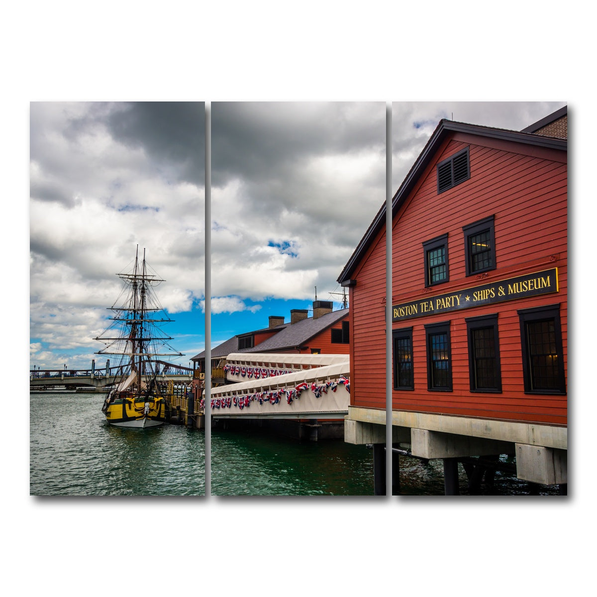 AUTO-MOCKUP WHITE | Boston Tea Party Museum | 3 Piece | Gallery Wrap Canvas | group=8x18