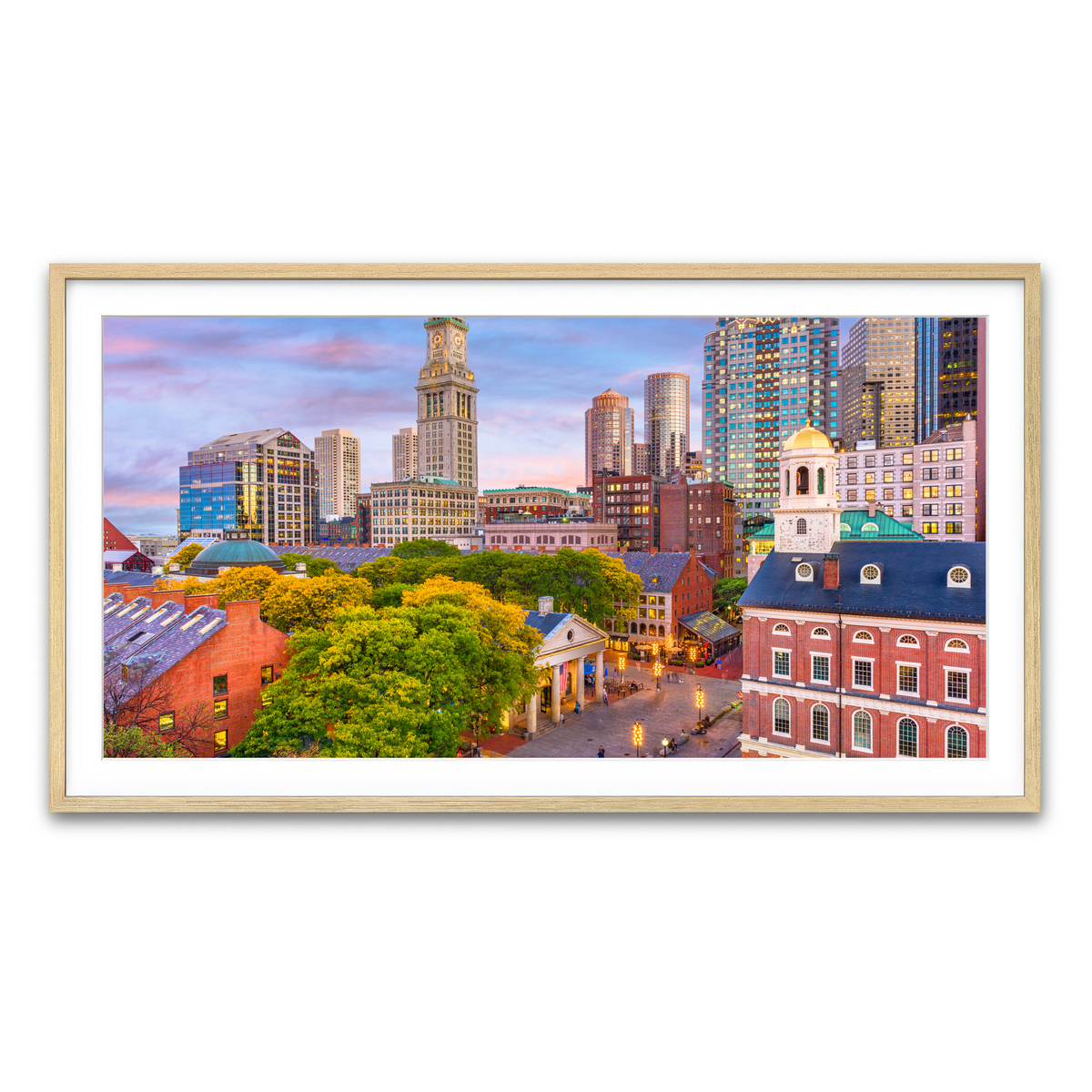 Framed Print 2x1 Natural