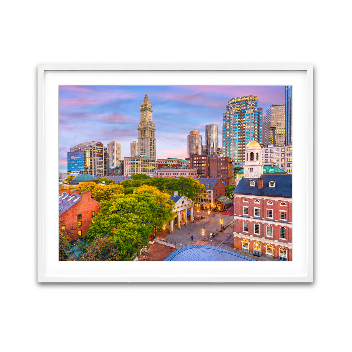 Framed Print 4x3 White