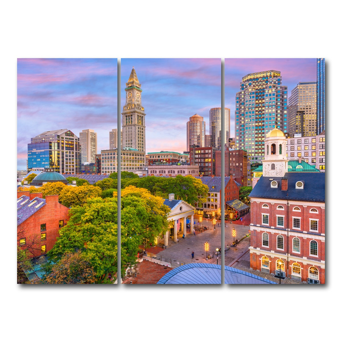 AUTO-MOCKUP WHITE | Boston | 3 Piece | Gallery Wrap Canvas | group=8x18