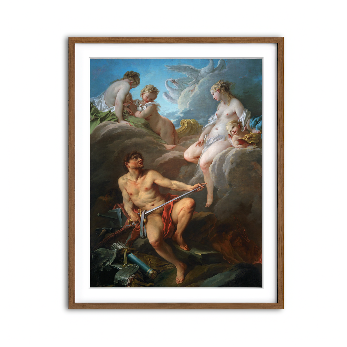 Framed Print 3x4 Walnut