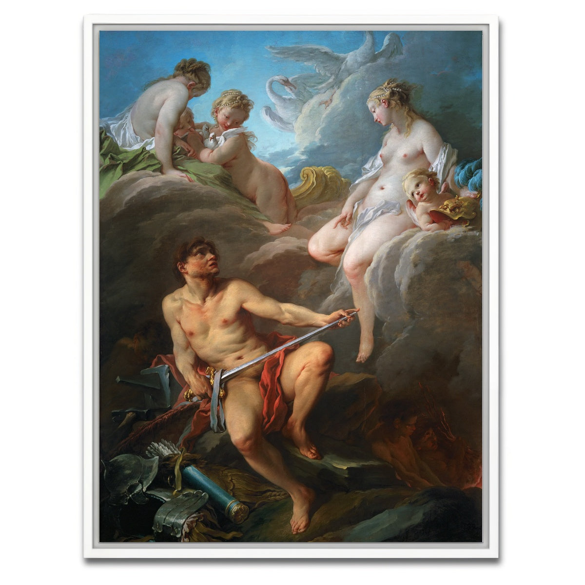 AUTO-MOCKUP WHITE | Boucher Venus | 1 Piece | White Framed Canvas | group=3x4