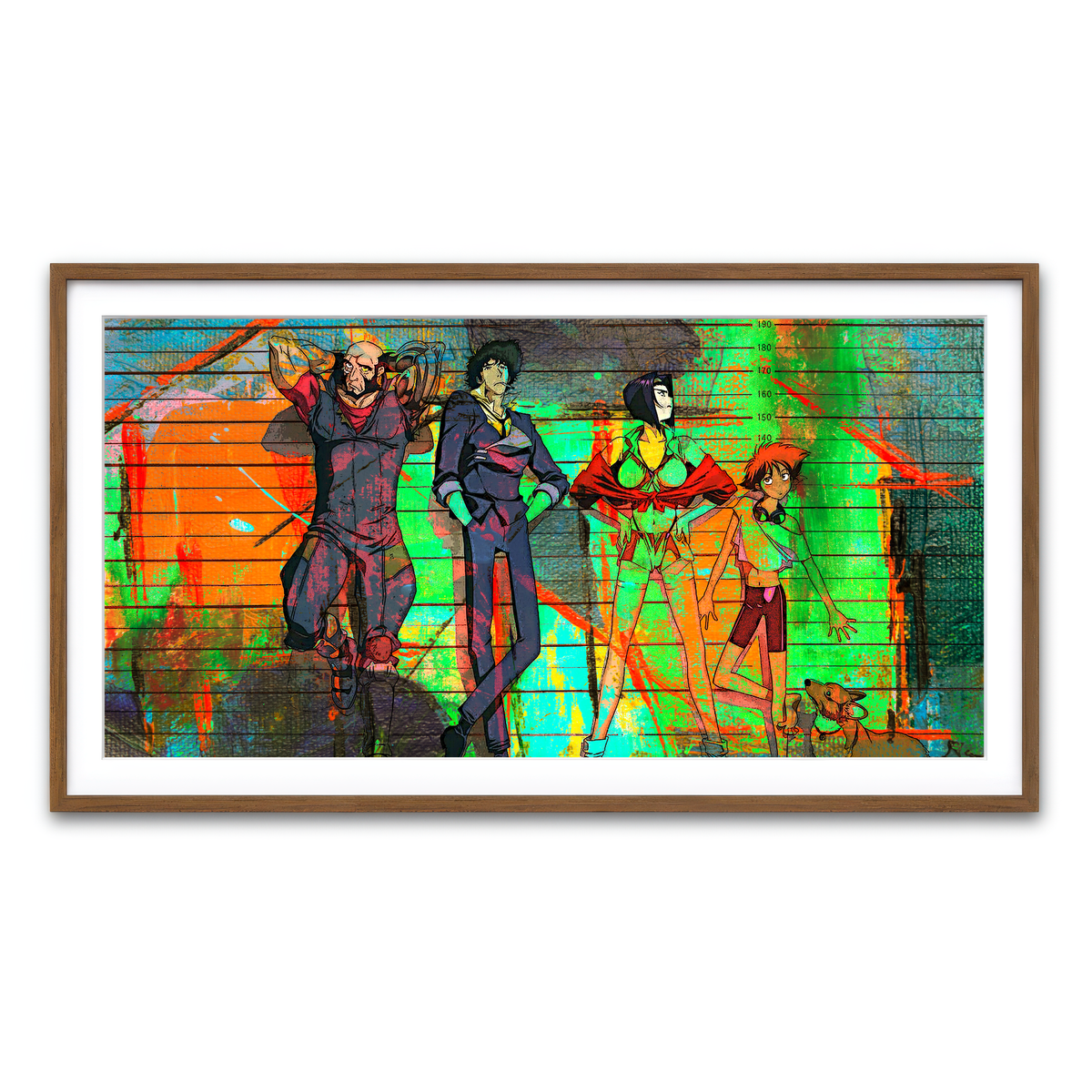 Framed Print 2x1 Walnut