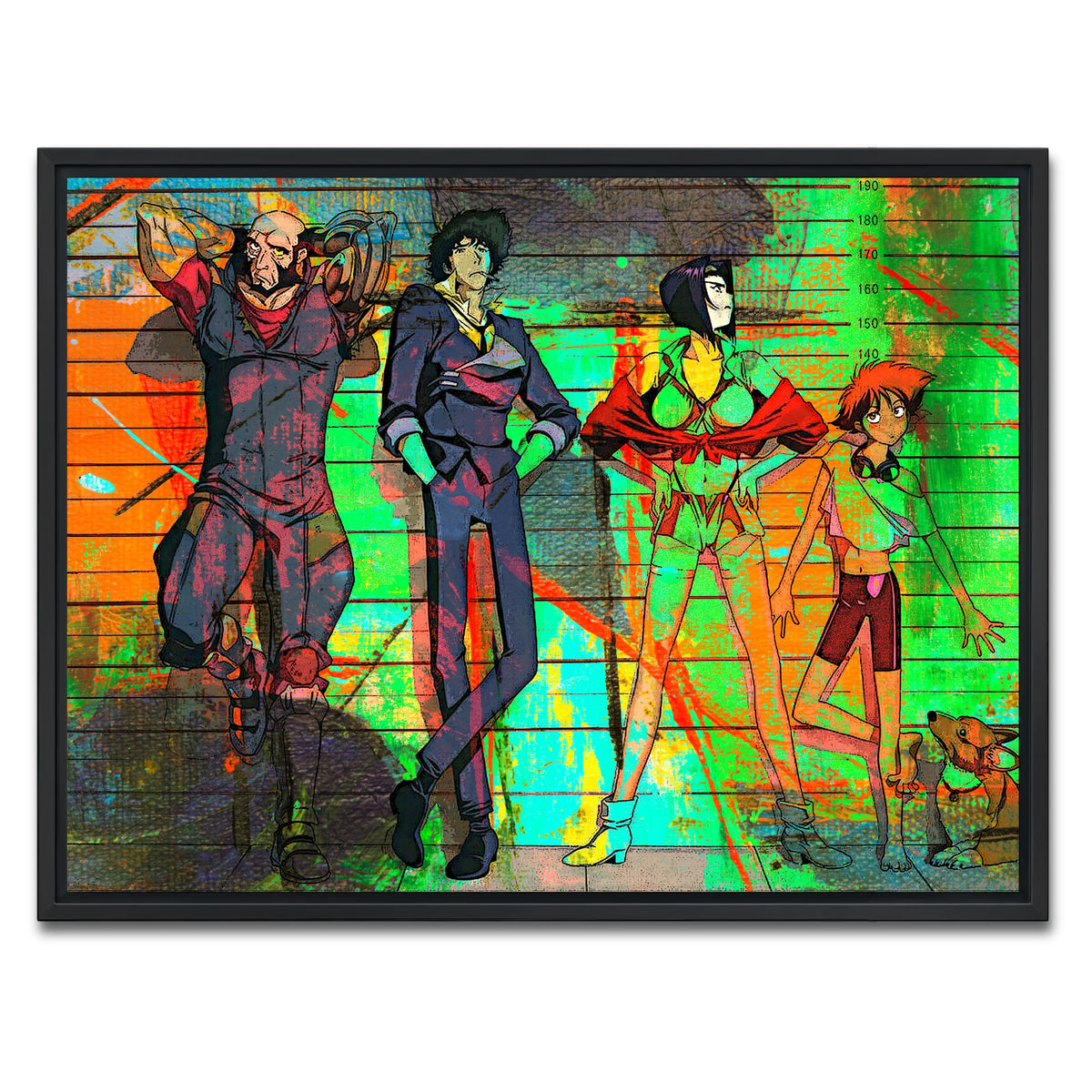 AUTO-MOCKUP WHITE | Bounty Hunters | 1 Piece | Black Framed Canvas | group=4x3