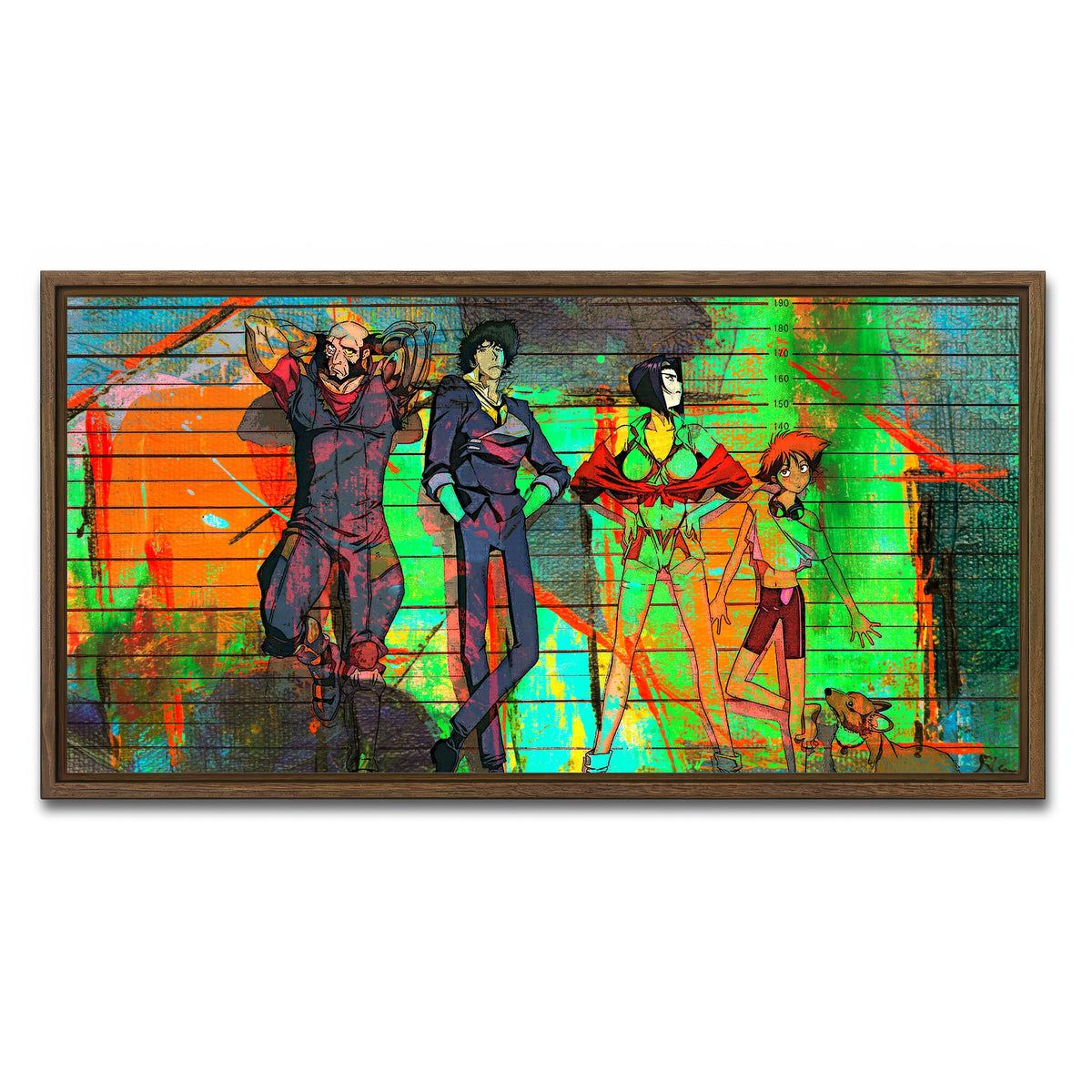 AUTO-MOCKUP WHITE | Bounty Hunters | 1 Piece | Walnut Framed Canvas | group=2x1