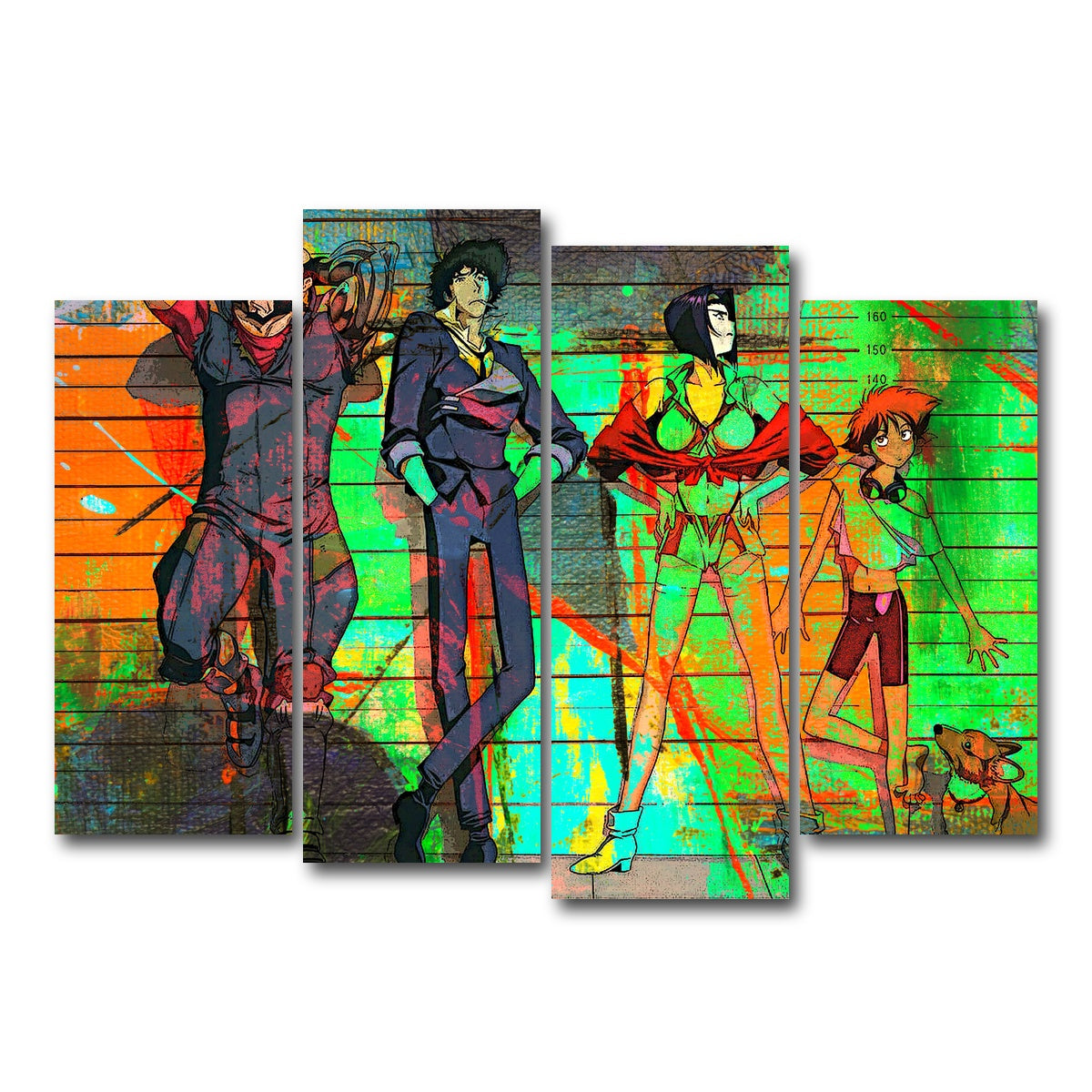 AUTO-MOCKUP WHITE | Bounty Hunters | 4 Piece | Gallery Wrap Canvas | group=4_normal