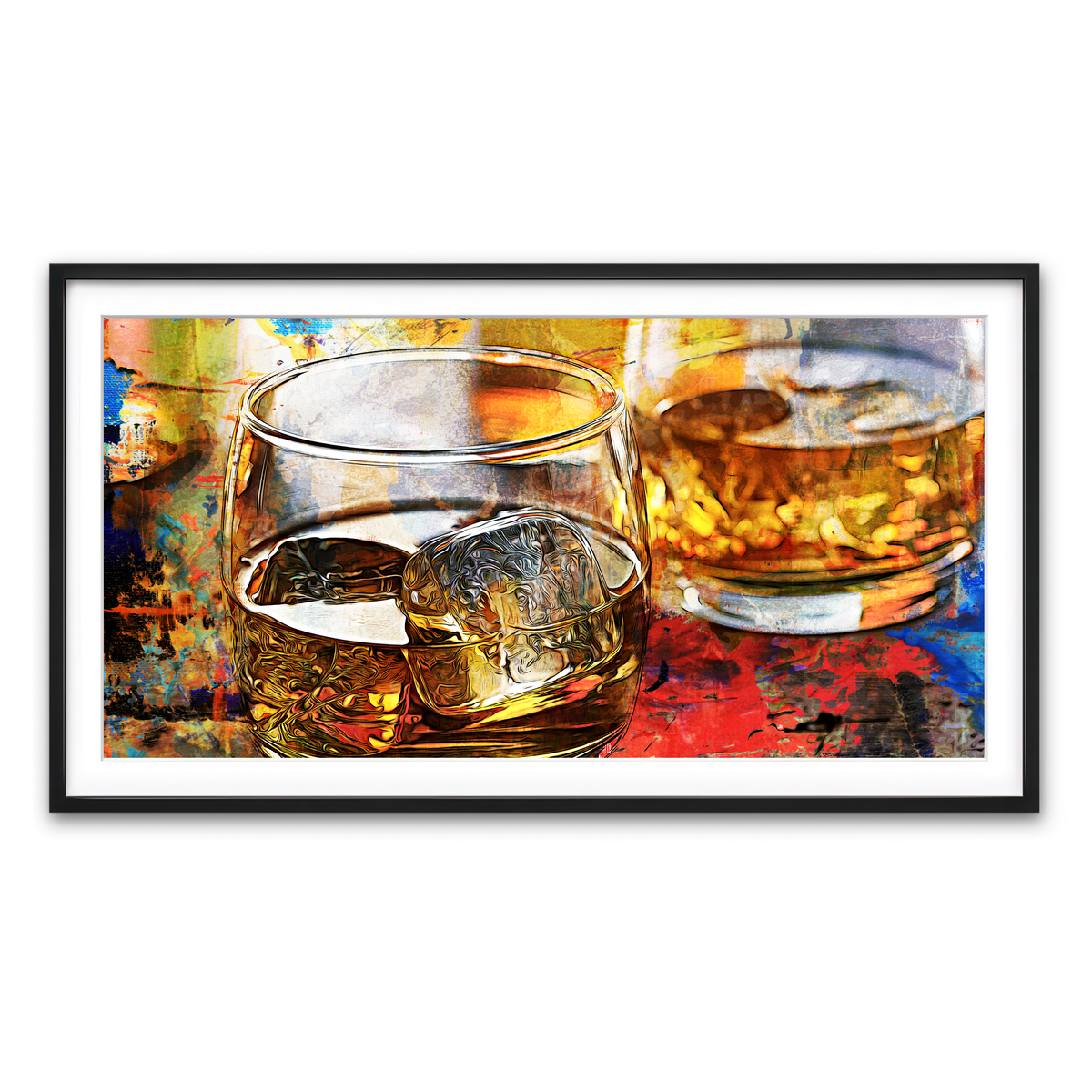 Framed Print 2x1 Black