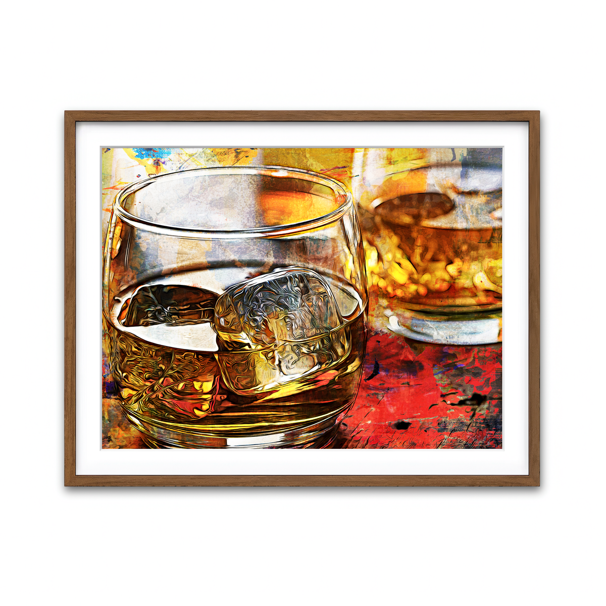 Framed Print 4x3 Walnut