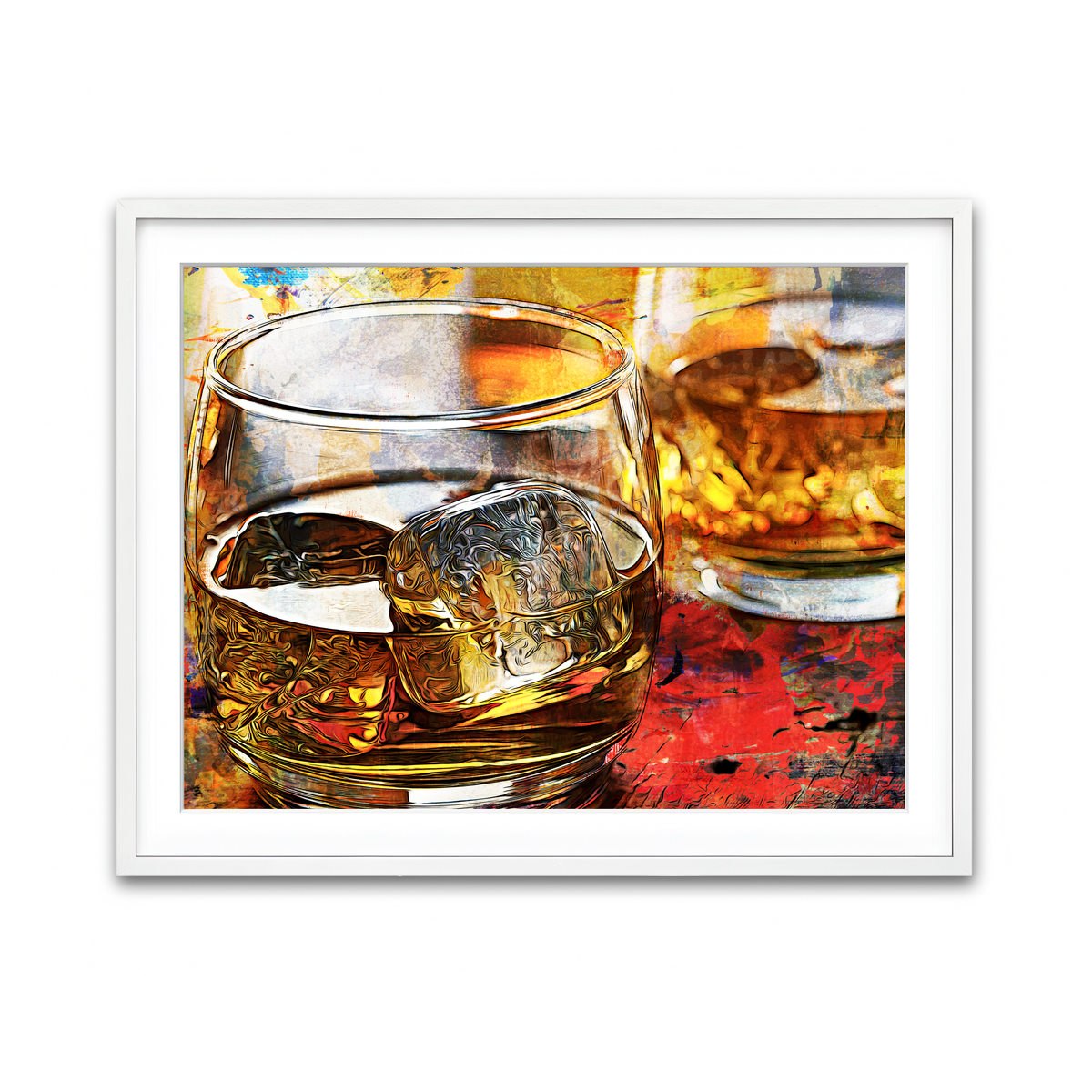 Framed Print 4x3 White