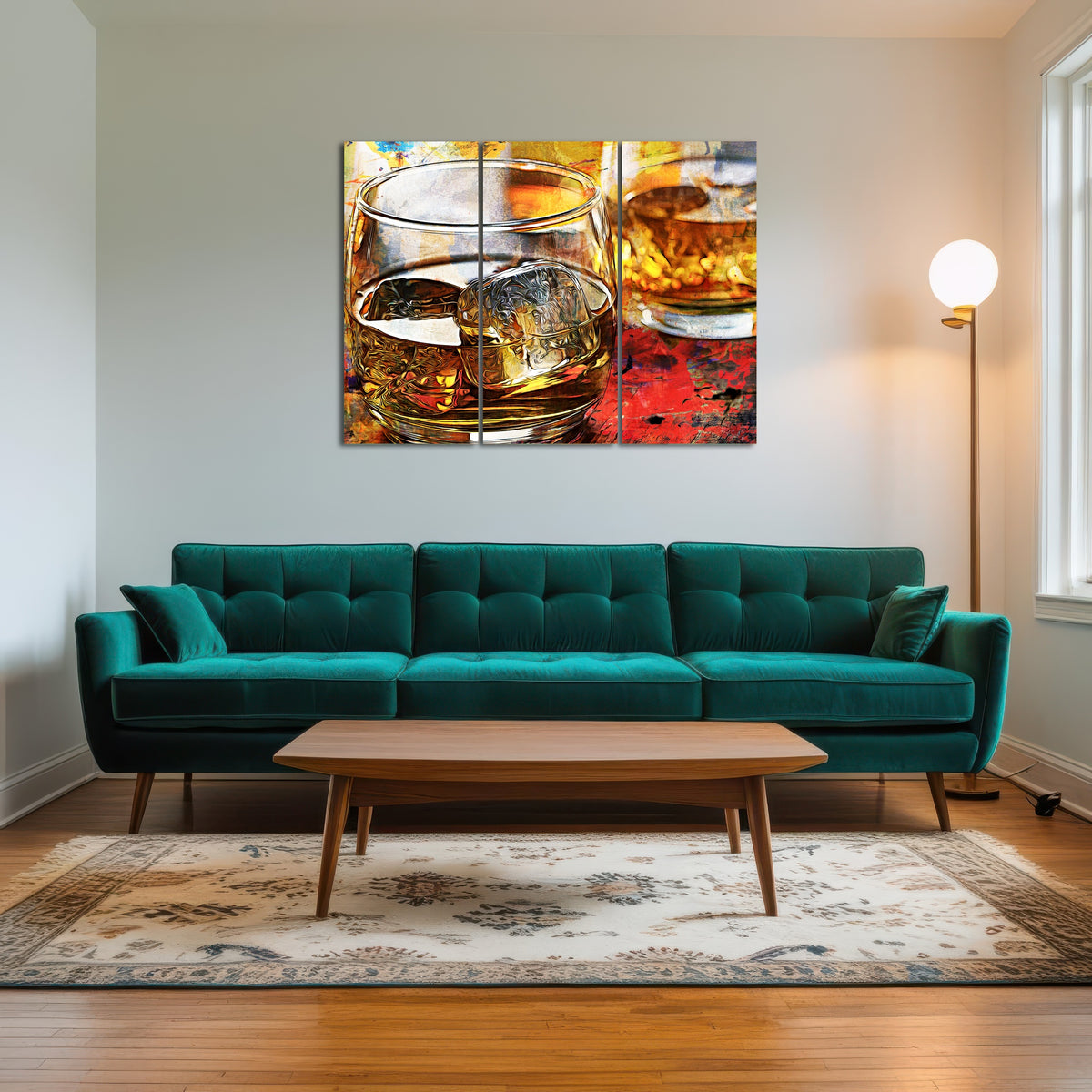 AUTO-MOCKUP ROOM | Bourbon Whiskey Abstract