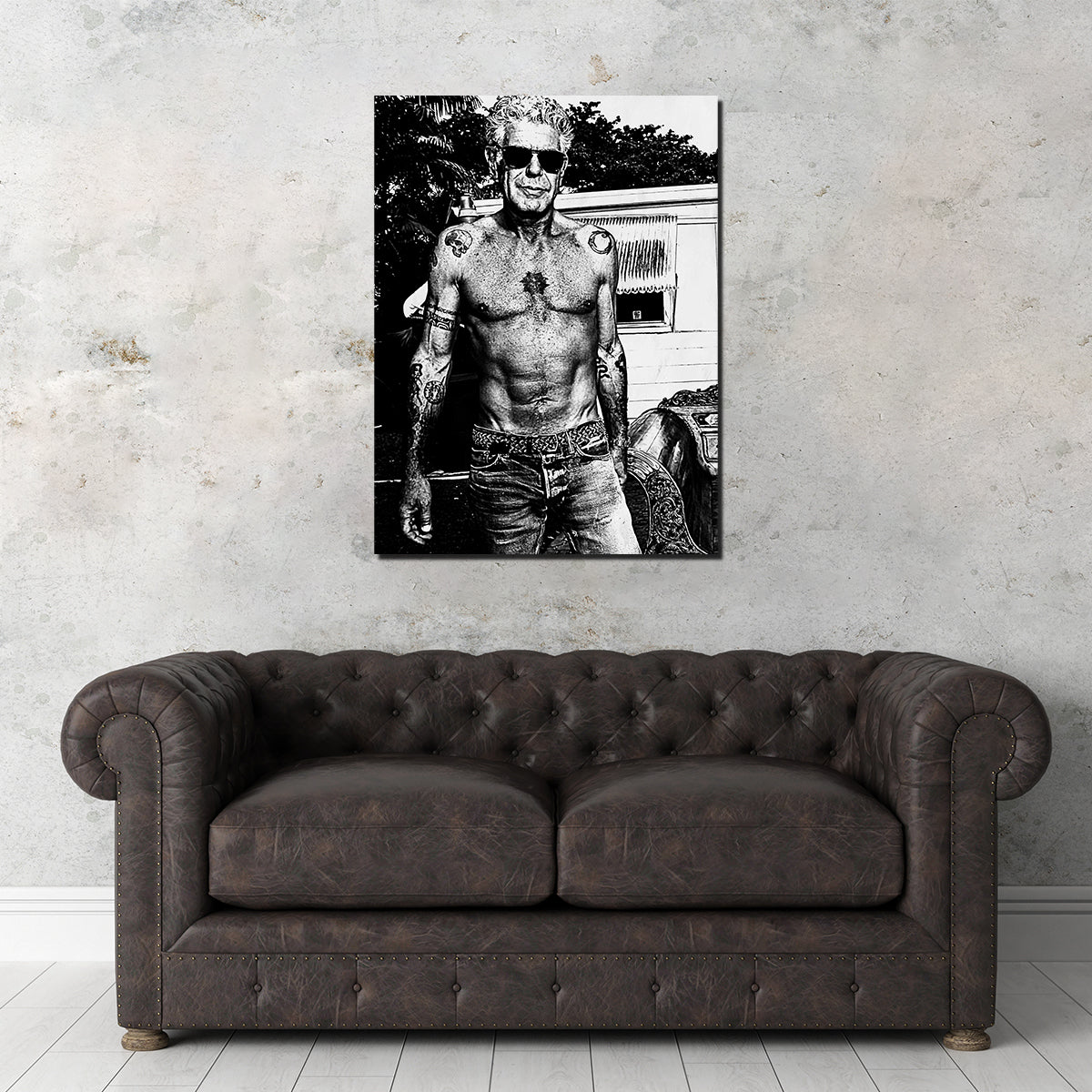 Bourdain Ripped in Ink Wall Art