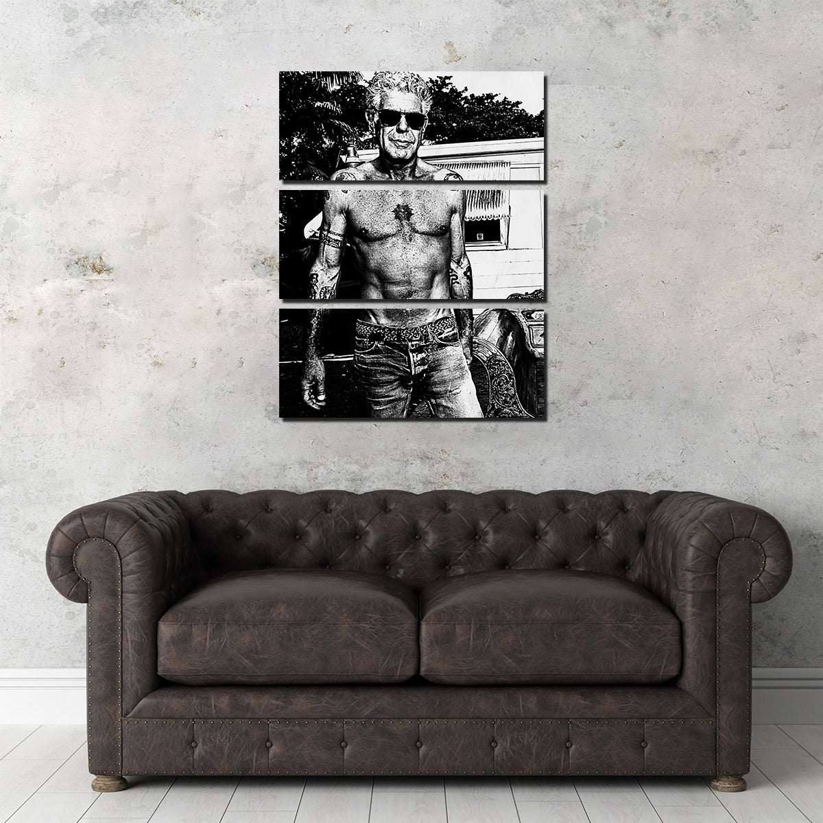 Bourdain Ripped in Ink Wall Art