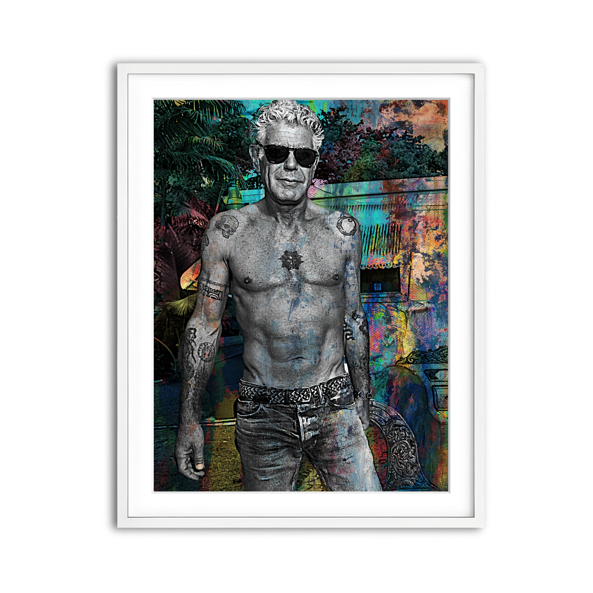 Framed Print 3x4 White