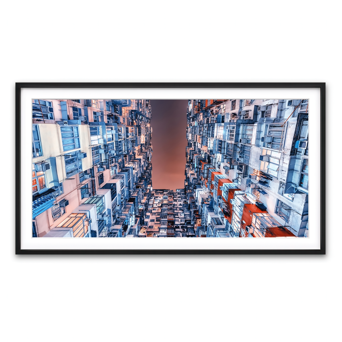 Framed Print 2x1 Black