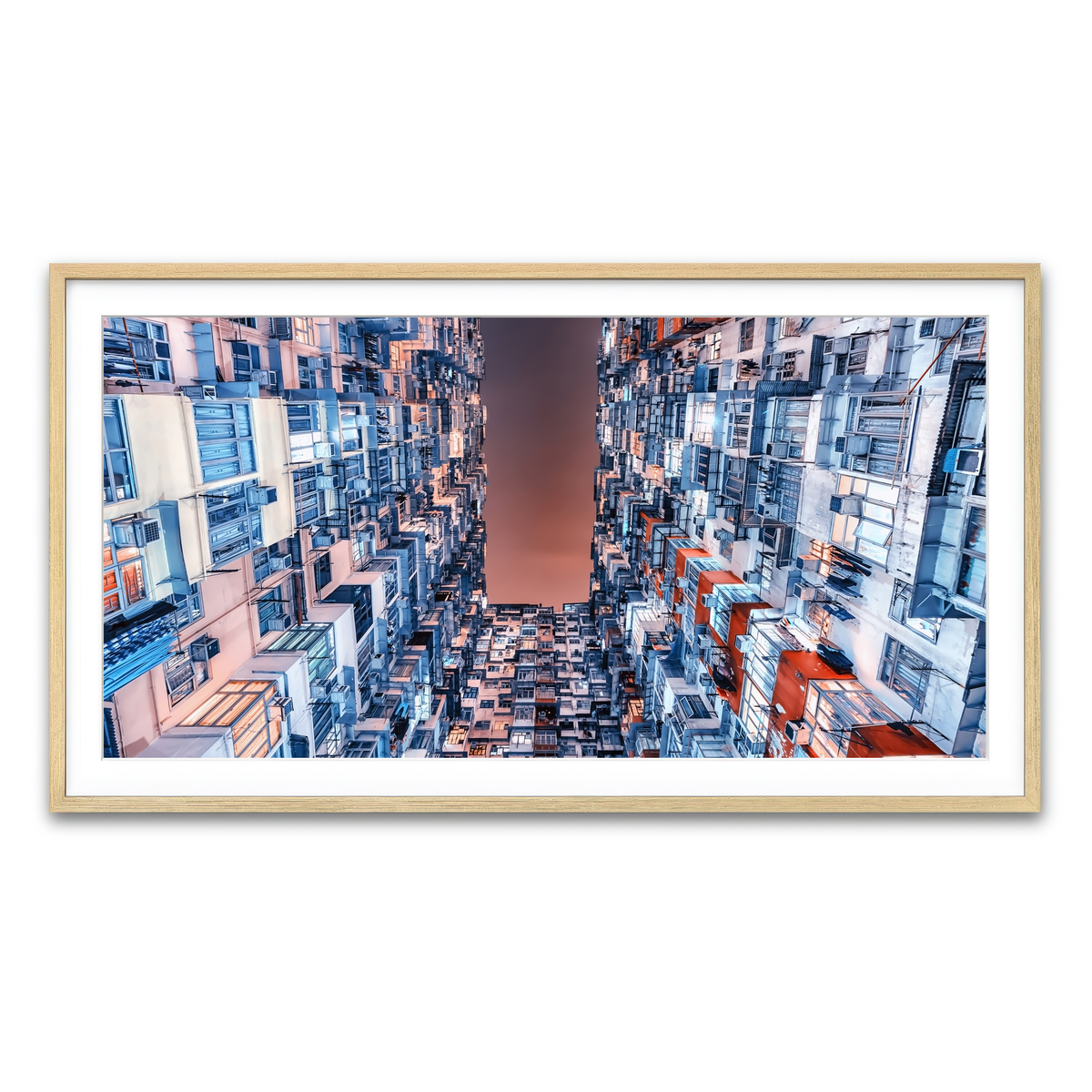 Framed Print 2x1 Natural