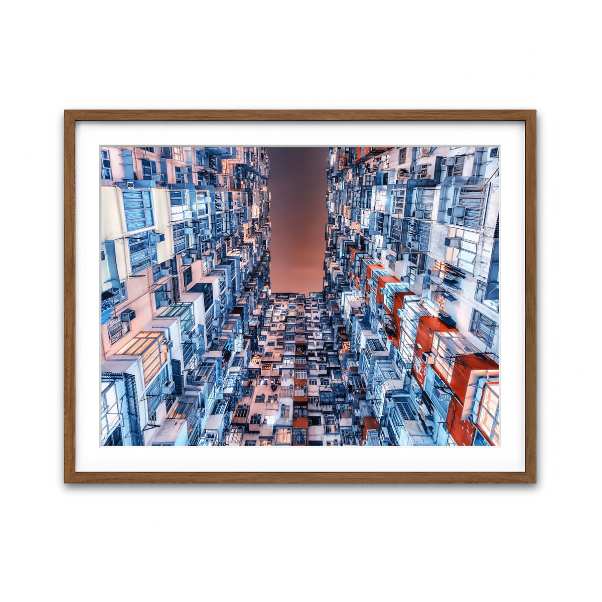 Framed Print 4x3 Walnut