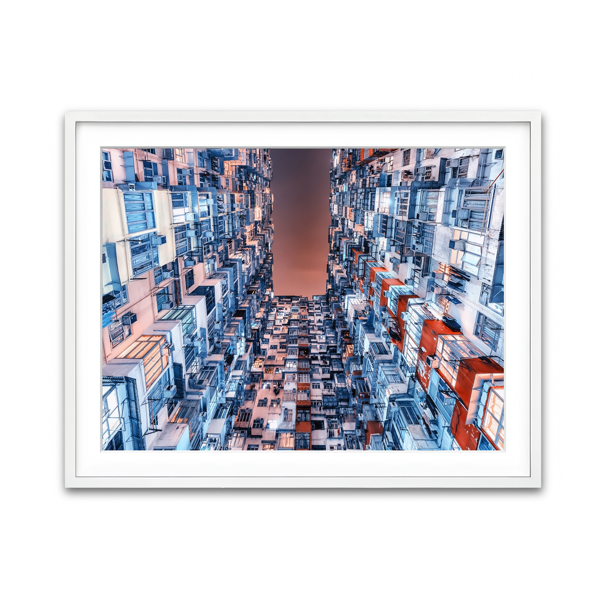 Framed Print 4x3 White