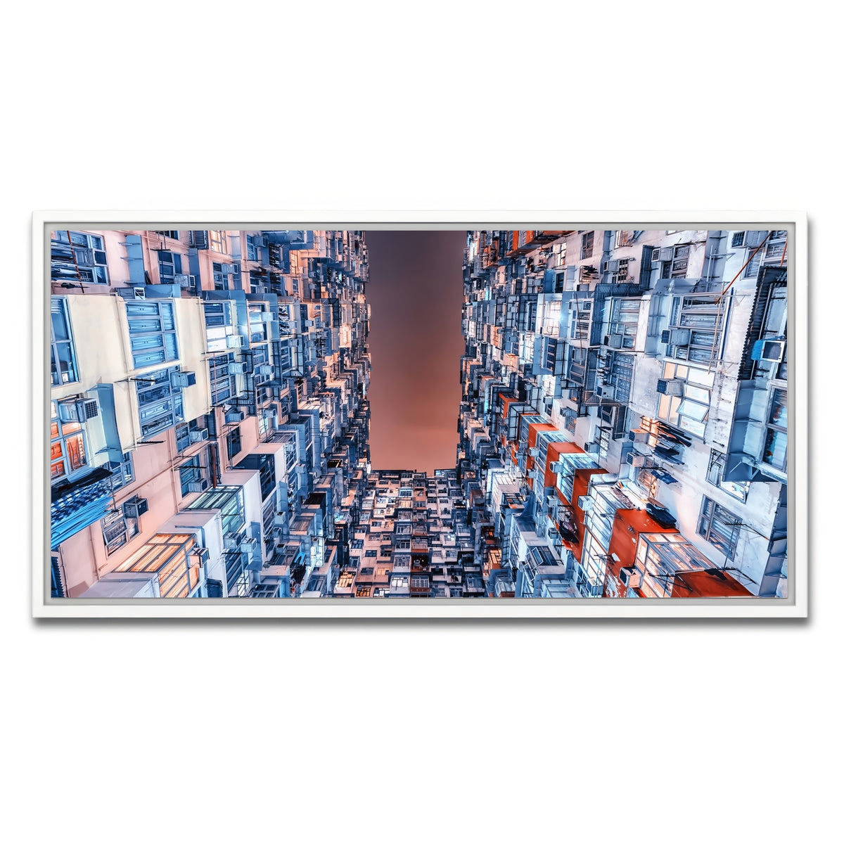 AUTO-MOCKUP WHITE | Boxes | 1 Piece | White Framed Canvas | group=2x1