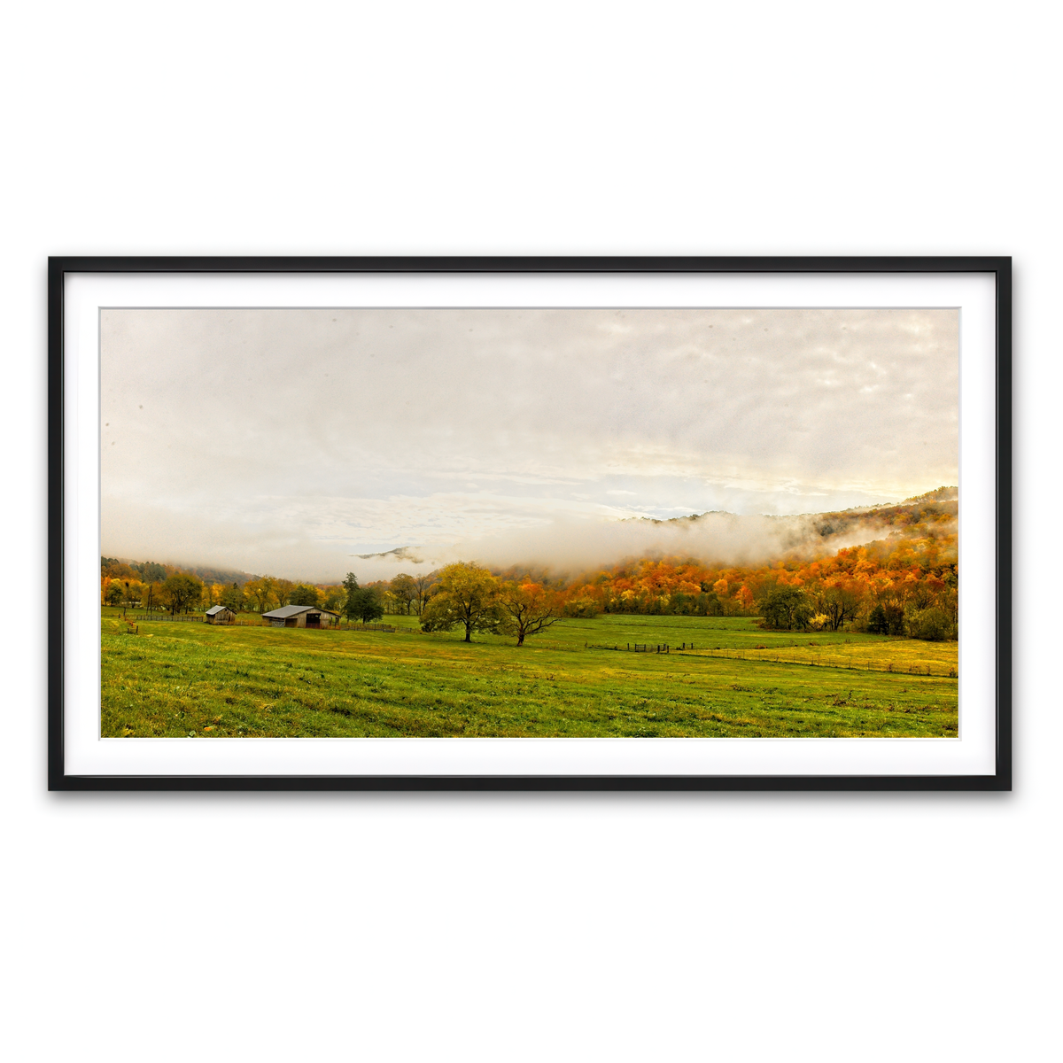 Framed Print 2x1 Black
