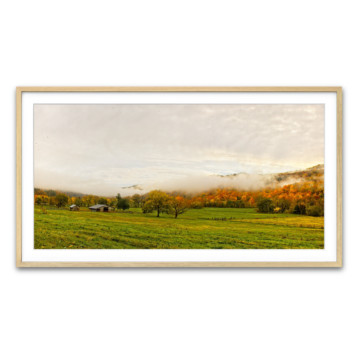 Framed Print 2x1 Natural