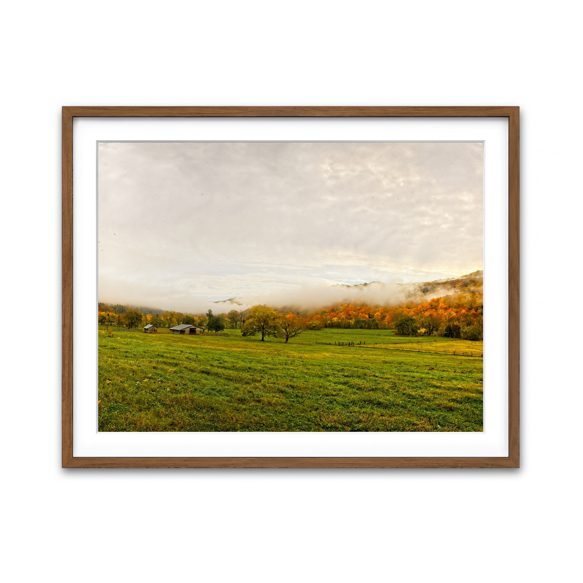 Framed Print 4x3 Walnut