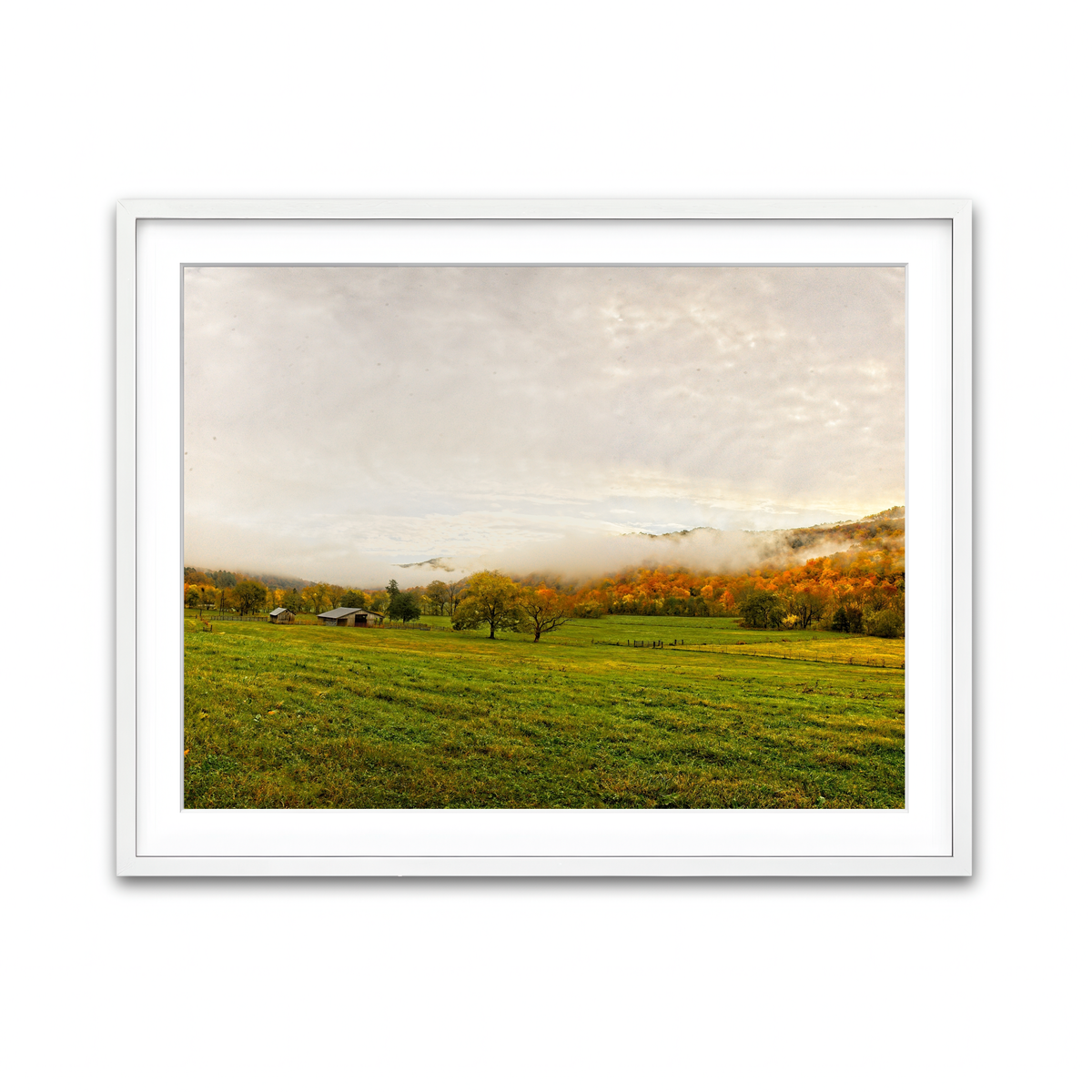 Framed Print 4x3 White