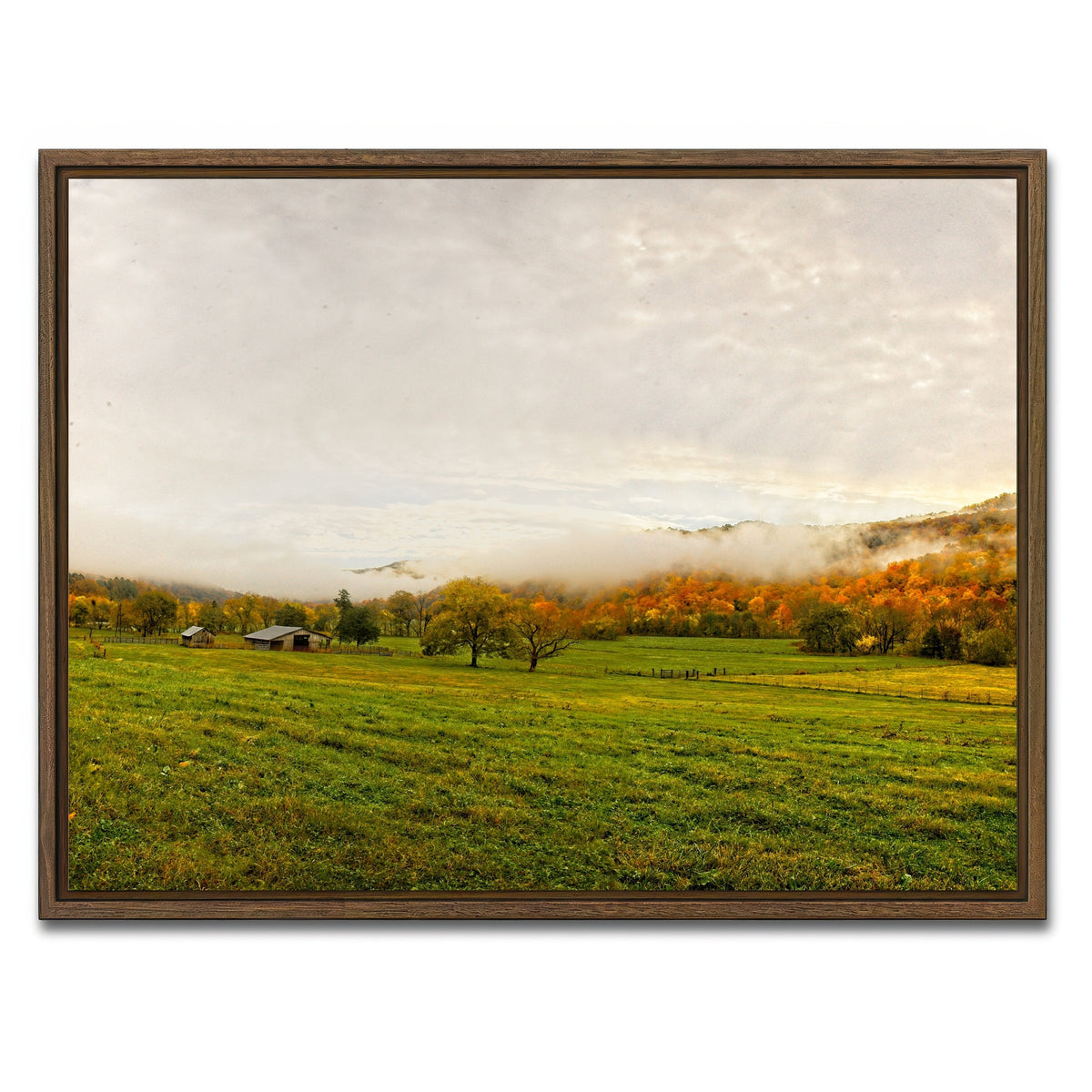 AUTO-MOCKUP WHITE | Boxley Valley | 1 Piece | Walnut Framed Canvas | group=4x3