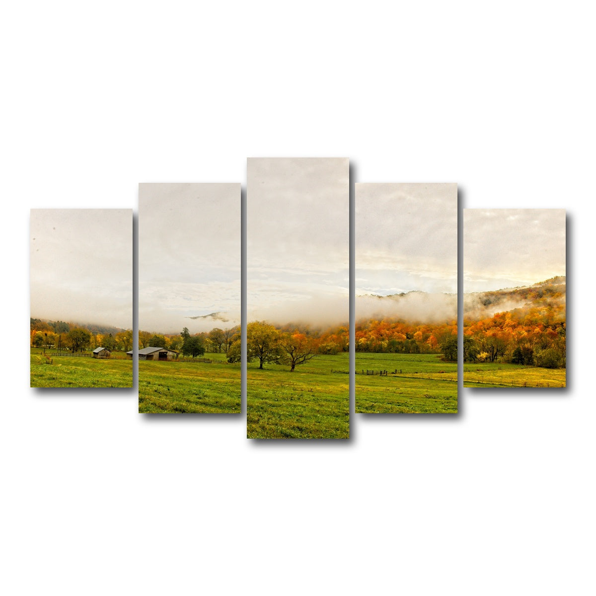 AUTO-MOCKUP WHITE | Boxley Valley | 5 Piece | Gallery Wrap Canvas | group=5_normal