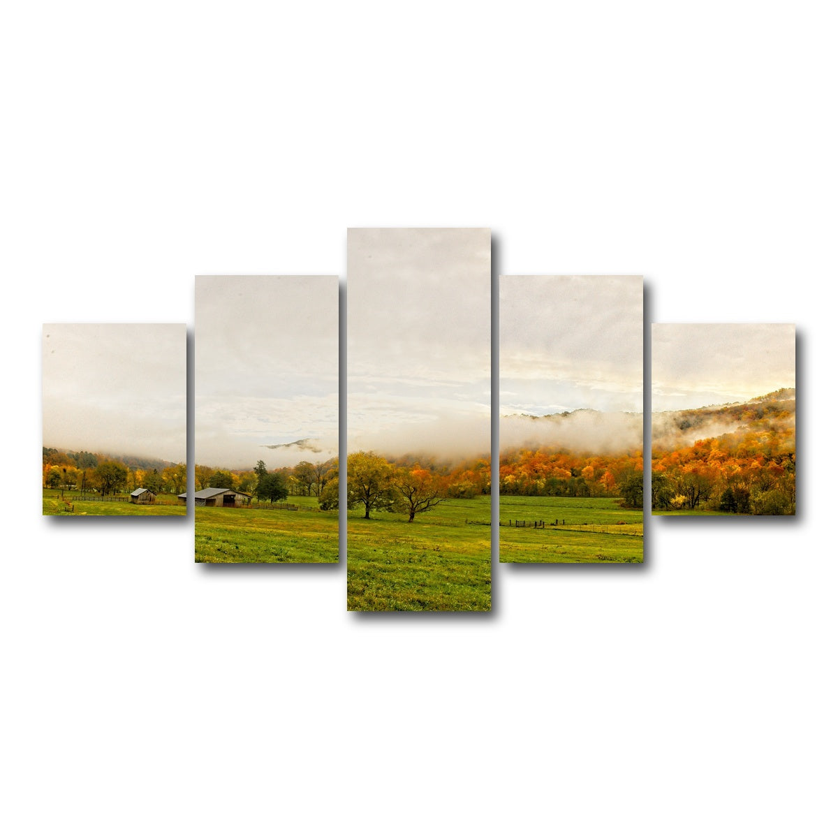 AUTO-MOCKUP WHITE | Boxley Valley | 5 Piece | Gallery Wrap Canvas | group=5_short