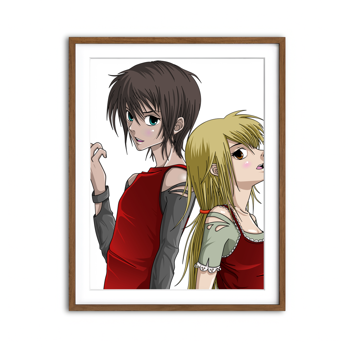 Framed Print 3x4 Walnut