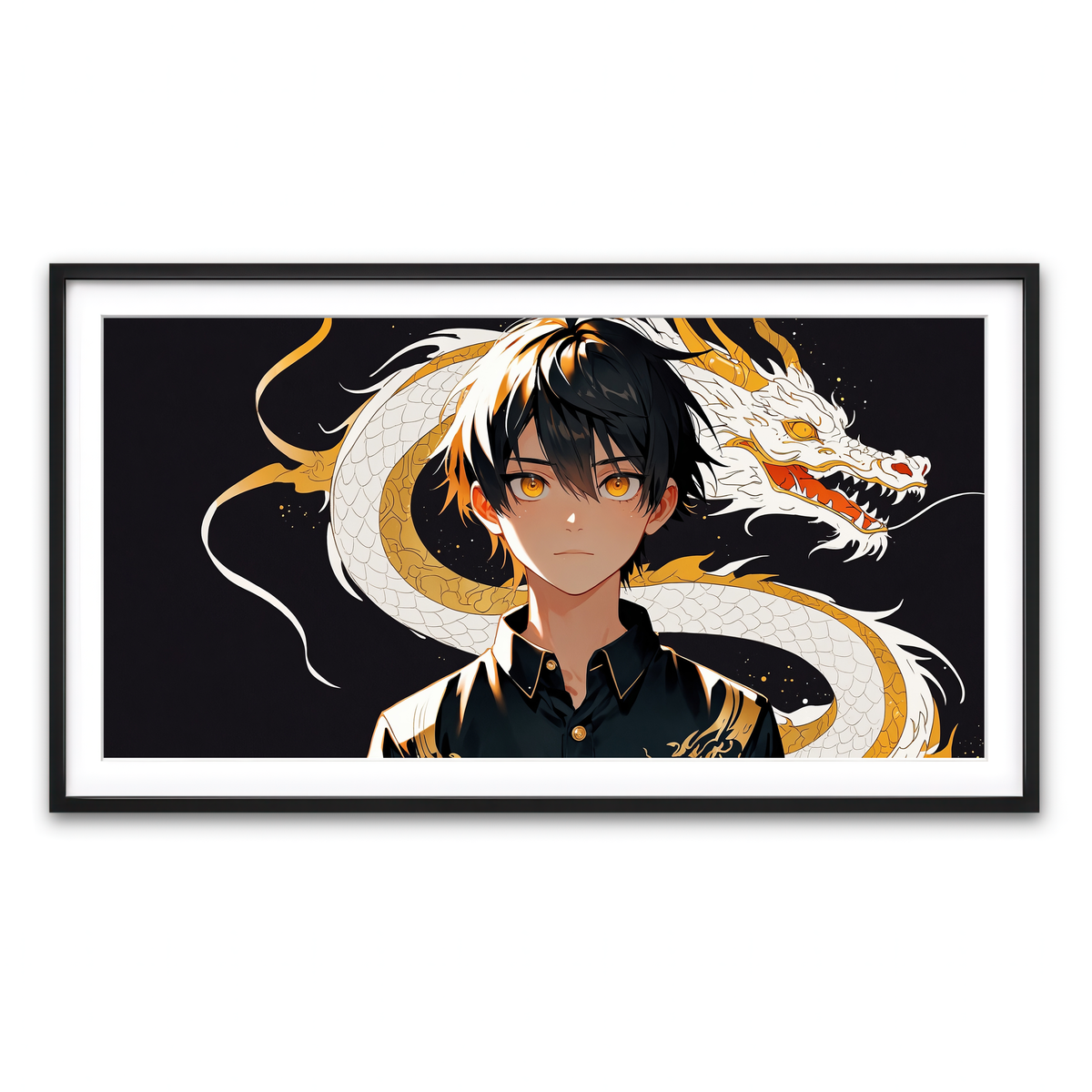 Framed Print 2x1 Black