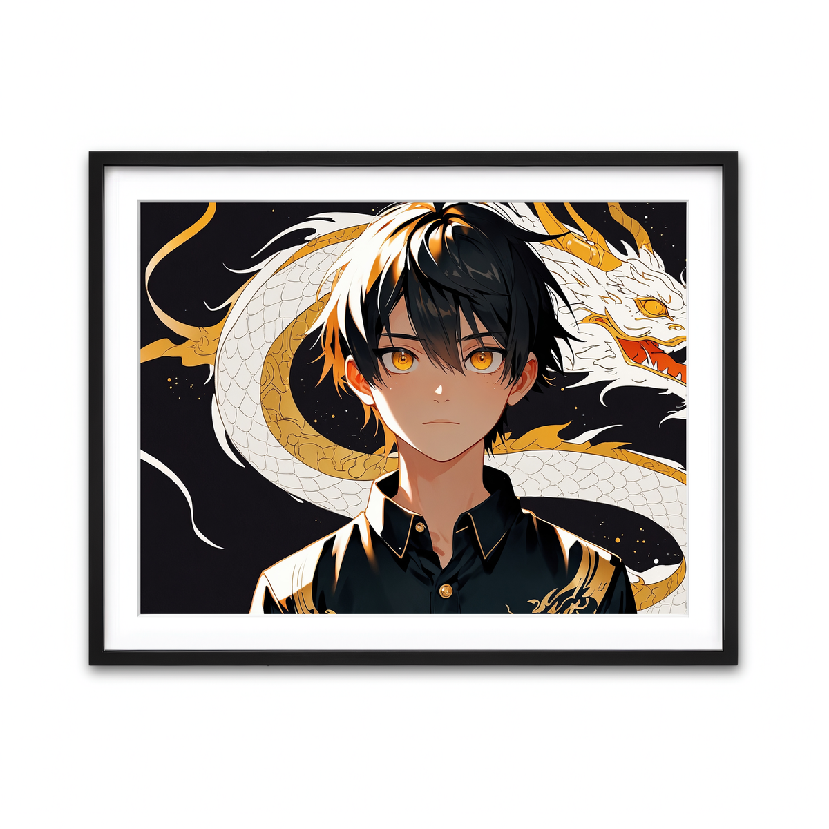 Framed Print 4x3 Black