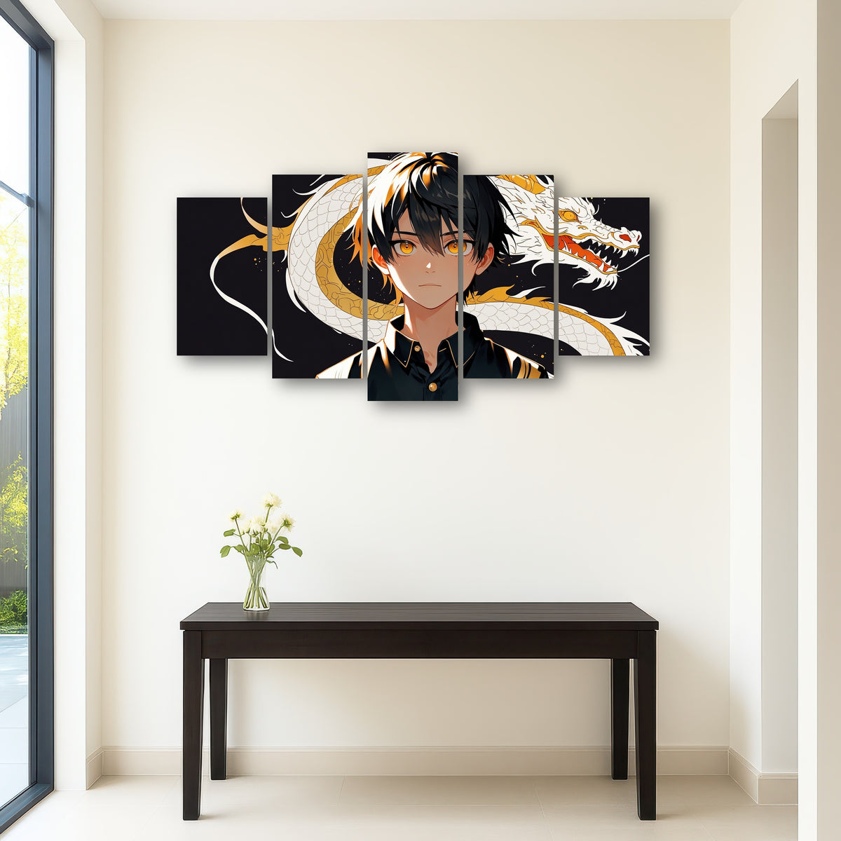 AUTO-MOCKUP ROOM | Boy with Dragon