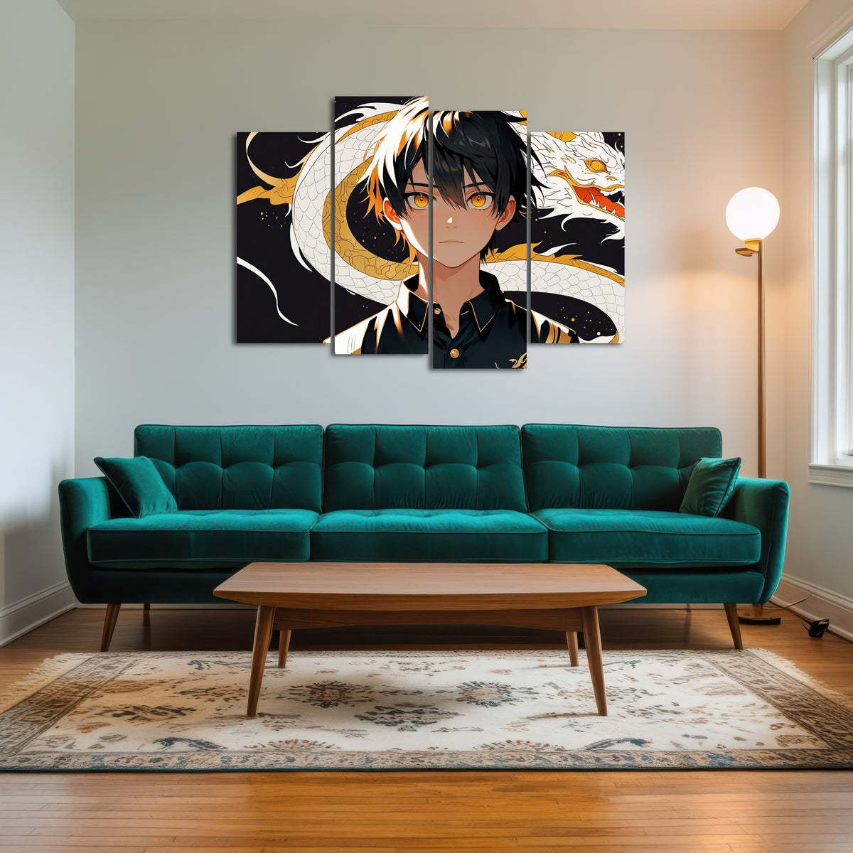 AUTO-MOCKUP ROOM | Boy with Dragon