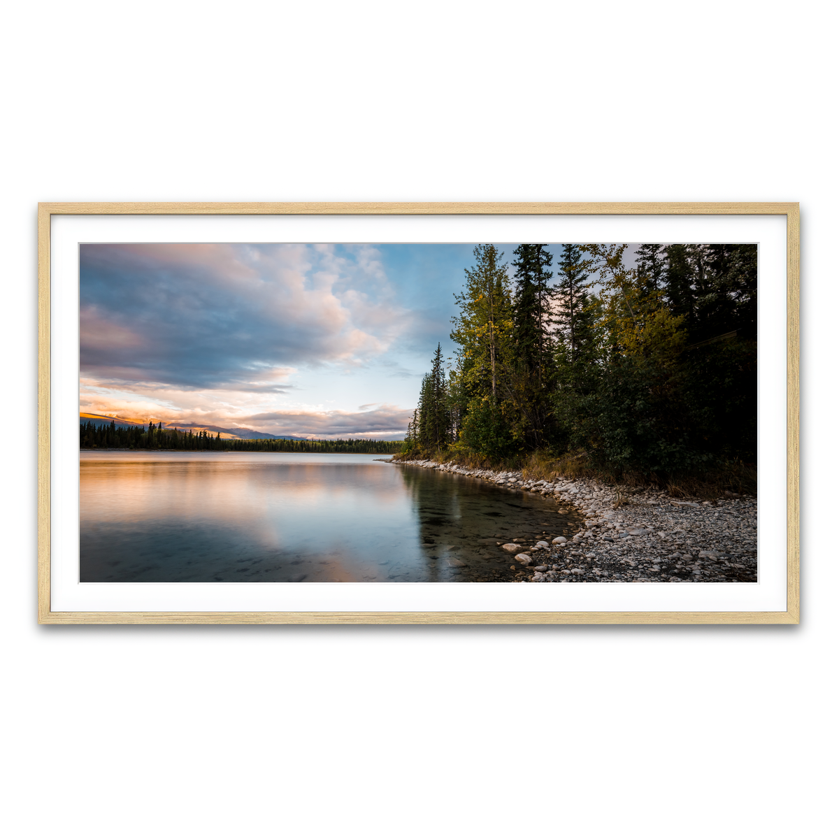 Framed Print 2x1 Natural
