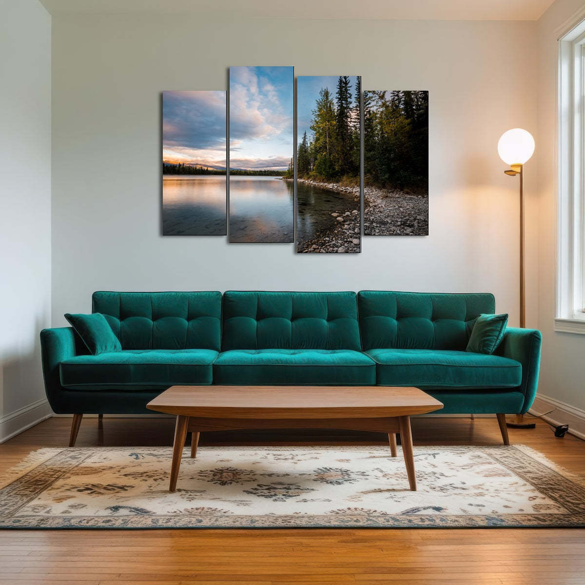 AUTO-MOCKUP ROOM | Boya Lake Sunset