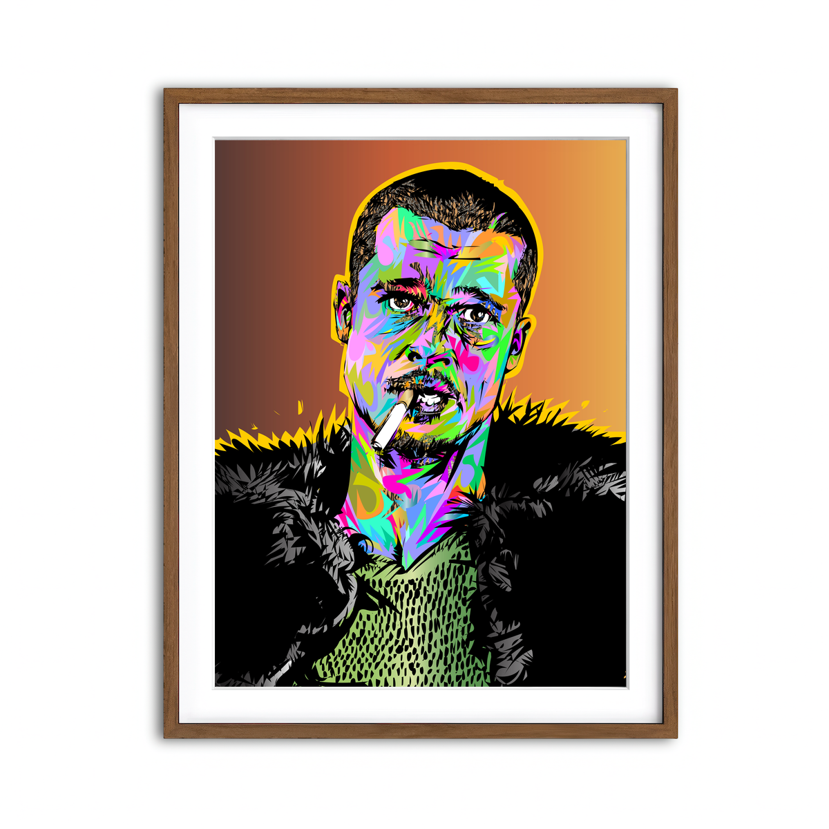 Framed Print 3x4 Walnut