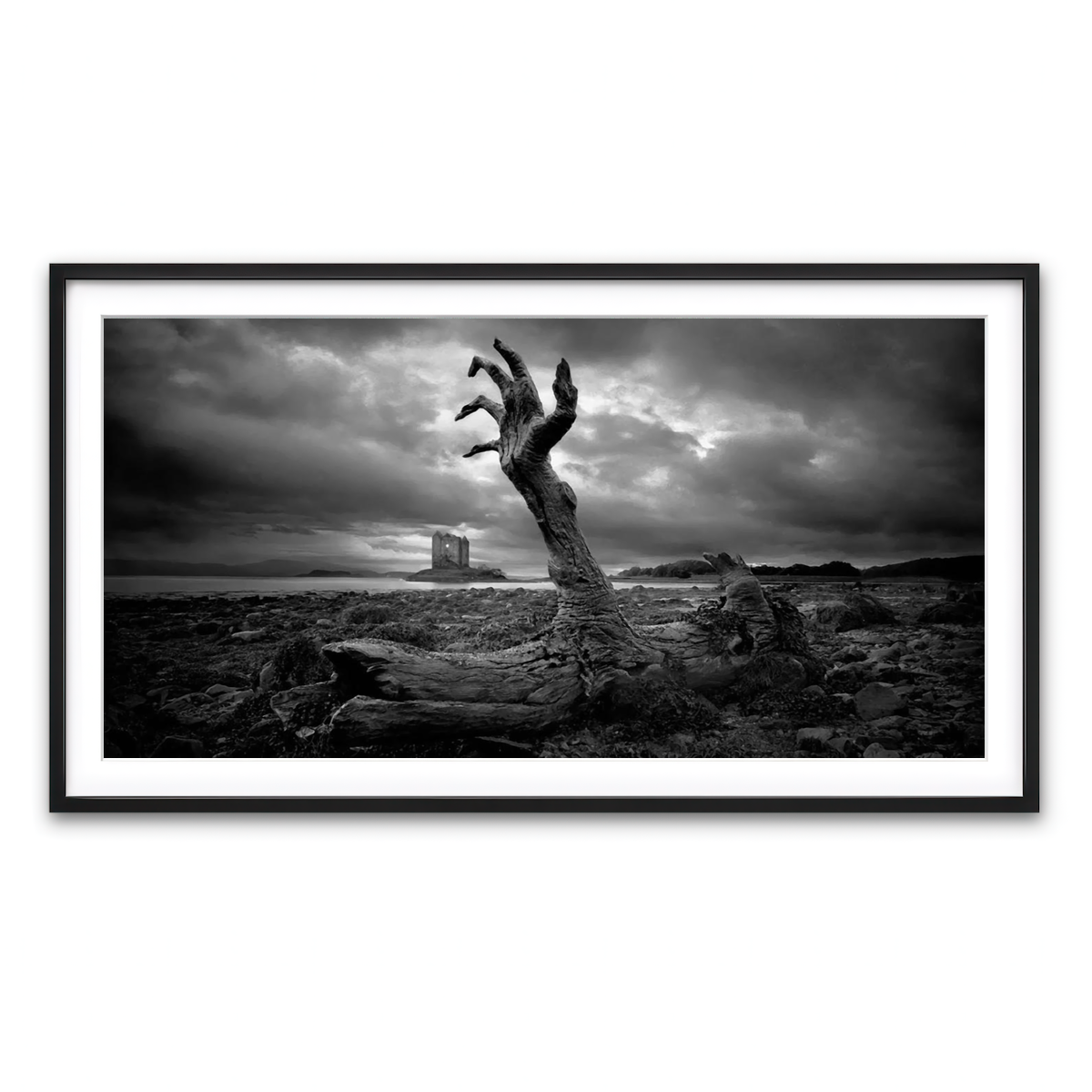 Framed Print 2x1 Black