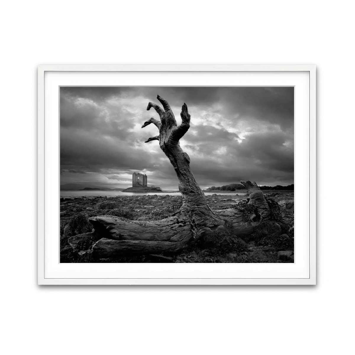 Framed Print 4x3 White
