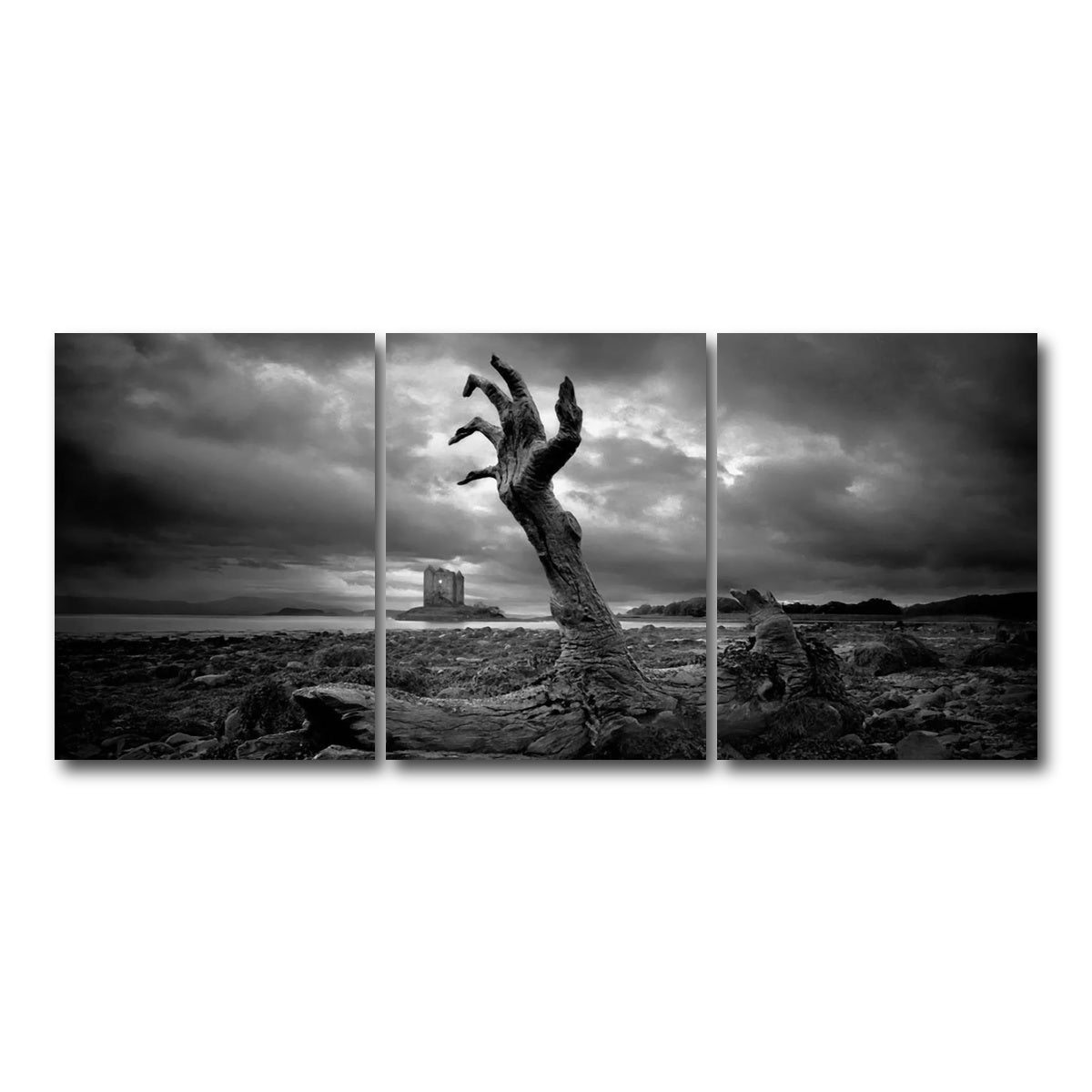 AUTO-MOCKUP WHITE | Branch Hand | 3 Piece | Gallery Wrap Canvas | group=18x24