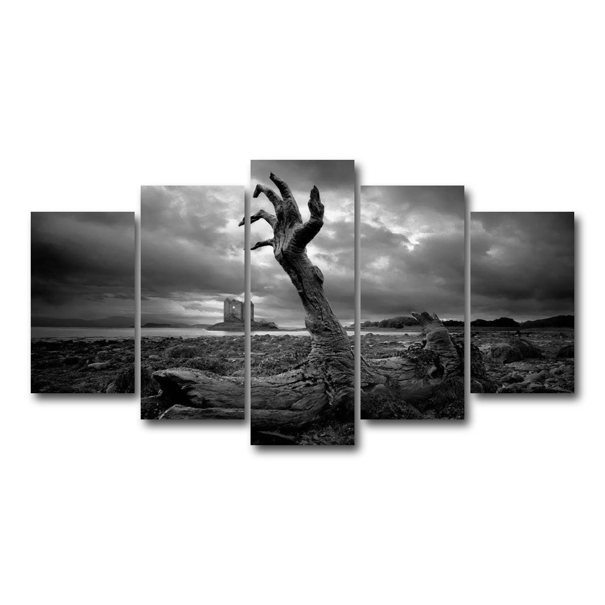 AUTO-MOCKUP WHITE | Branch Hand | 5 Piece | Gallery Wrap Canvas | group=5_normal